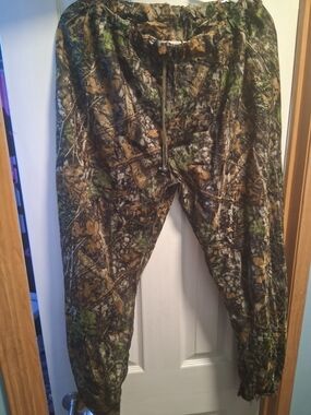 Camoflauge Sheer Pants And Jacket